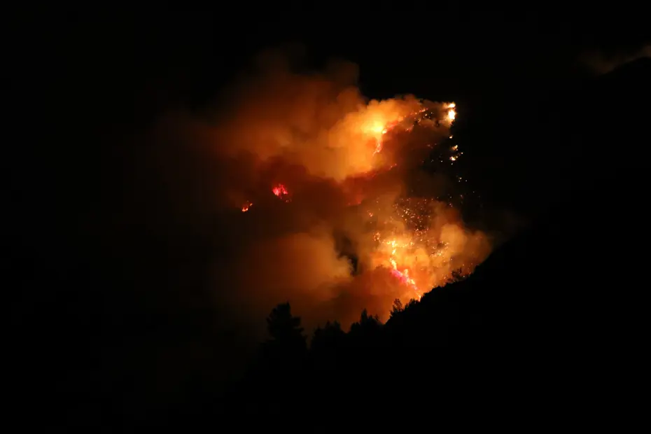 Kaş orman yangını