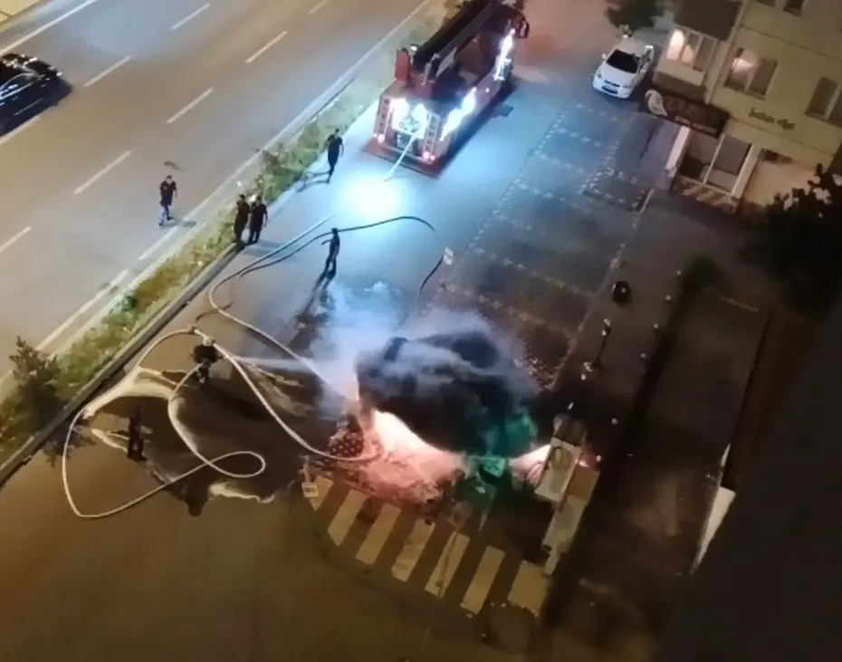 Elektrikli araç yangını