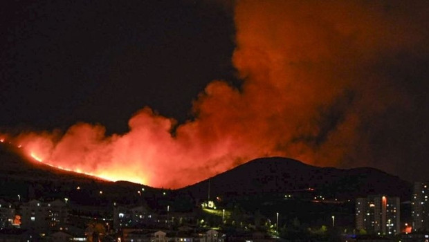 Başak Mahallesi yangın