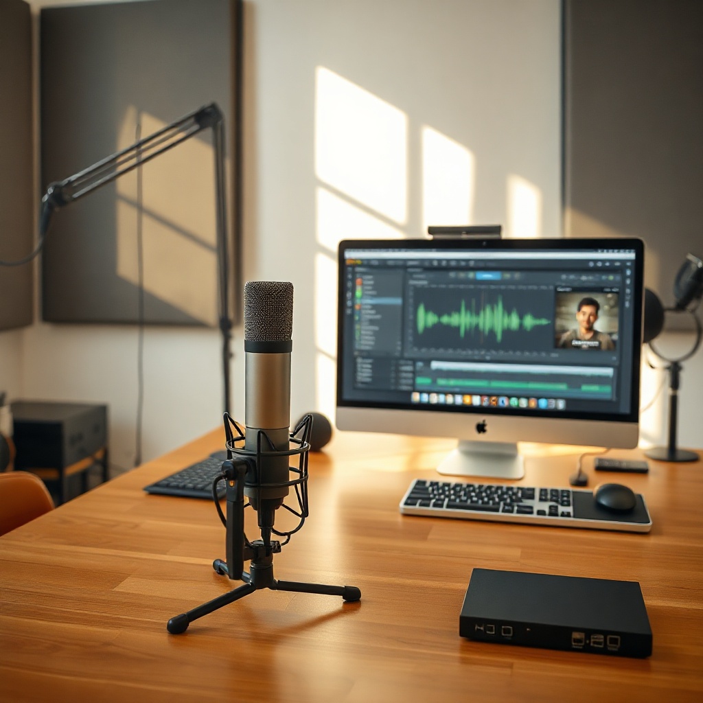 Podcast ekipmanları