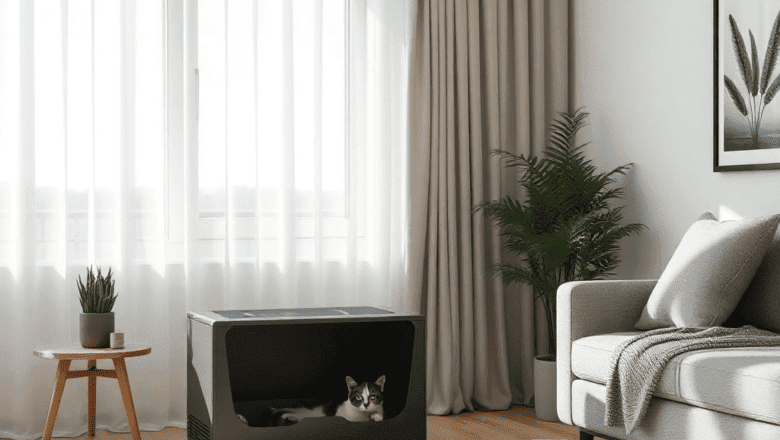 otomatik kedi tuvaleti