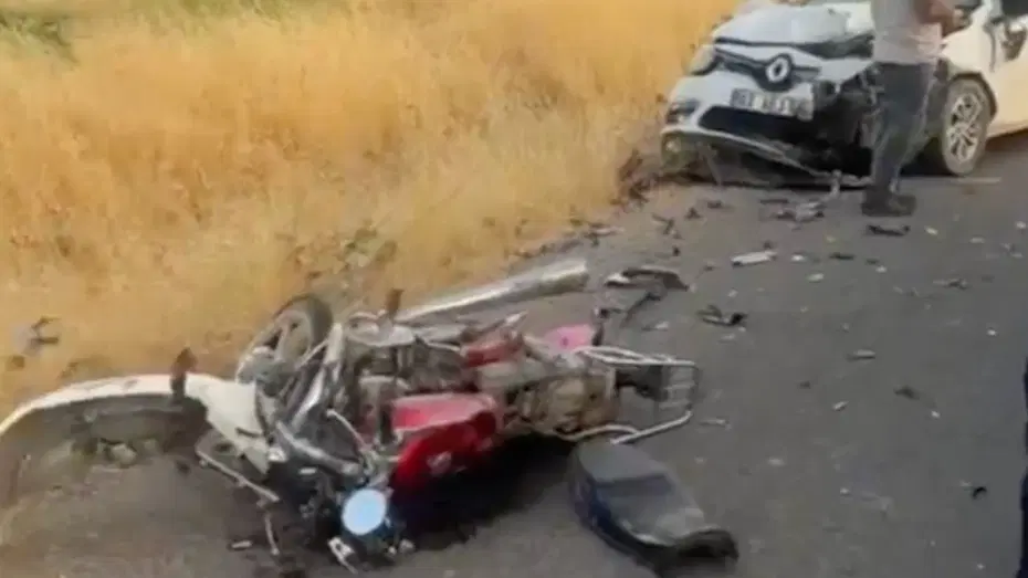 Otomobil Motosiklet Çarpışması