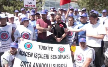 madenciler eylem